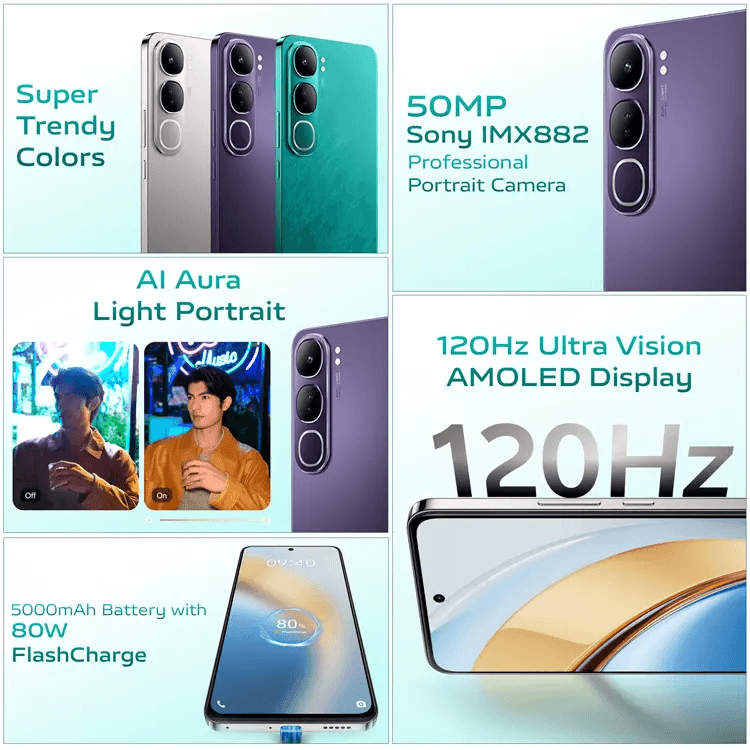 Vivo Y300 5G Display Features